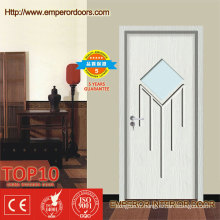 Blanc amorcée en bois Composite porte intérieure Designs